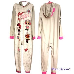 - L.O.L surprise hooded one piece pajamas